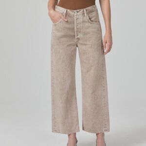 Citizens Of Humanity Beige gaucho collection wide leg Jeans size 29